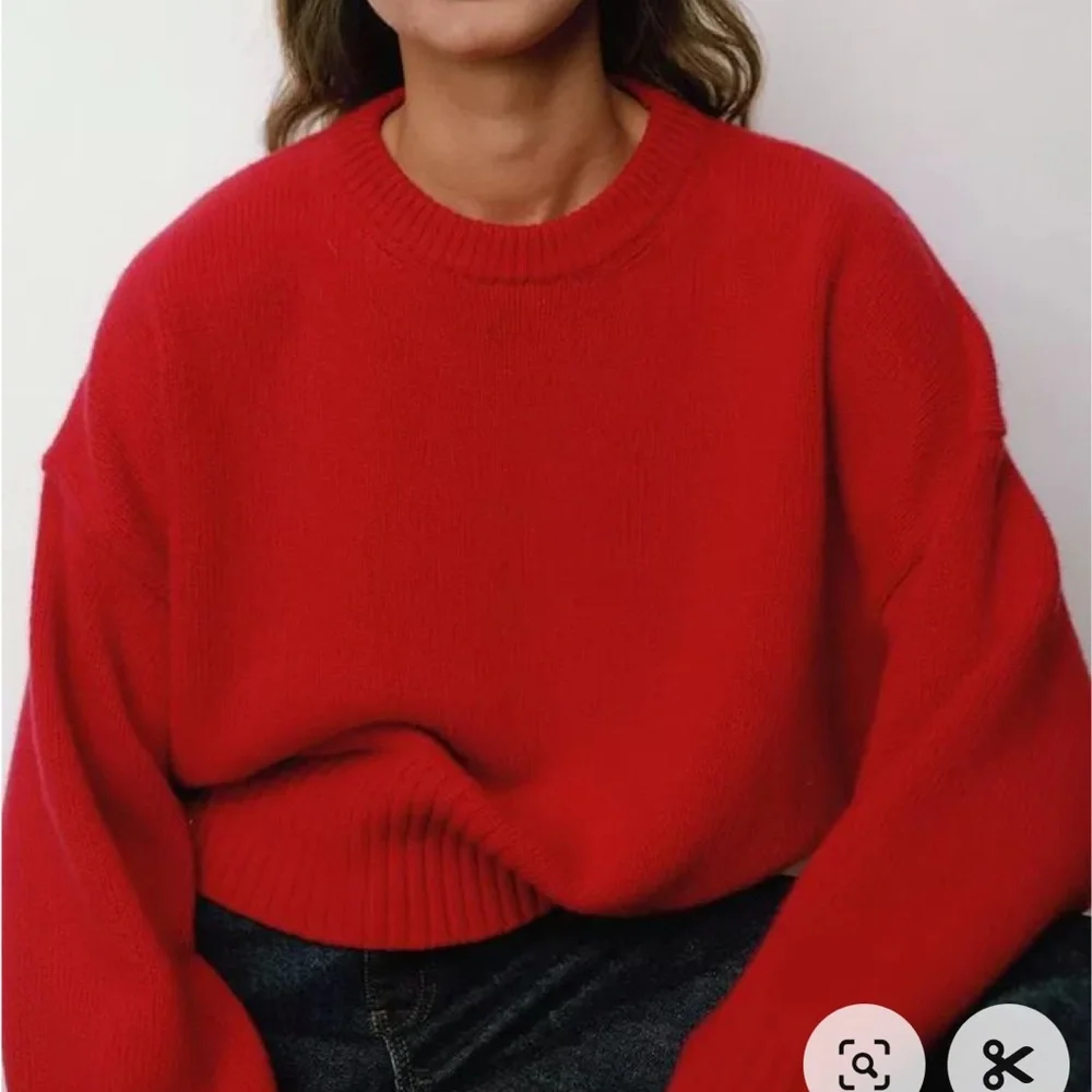 ✨SOLD✨Shaina Mote cropped red sweater size xs - Picture 4 of 11